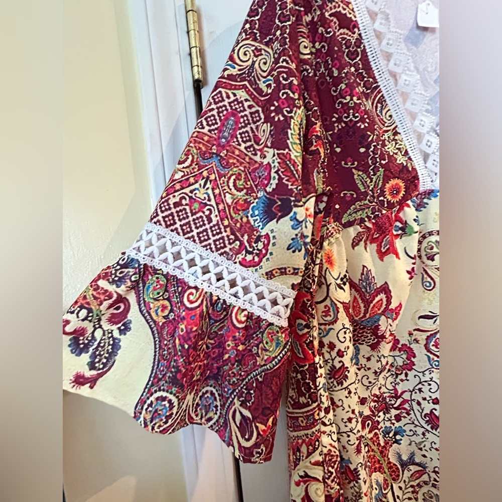 Beautiful Boho Dress Size 12 EUC - Picture 3 of 9